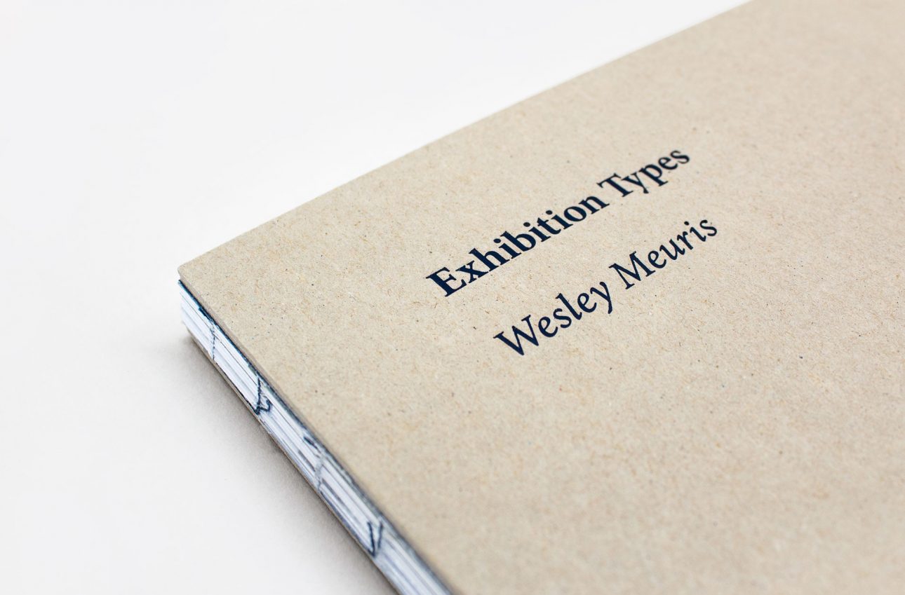 Wesley Meuris Exhibition Types Cover Detail