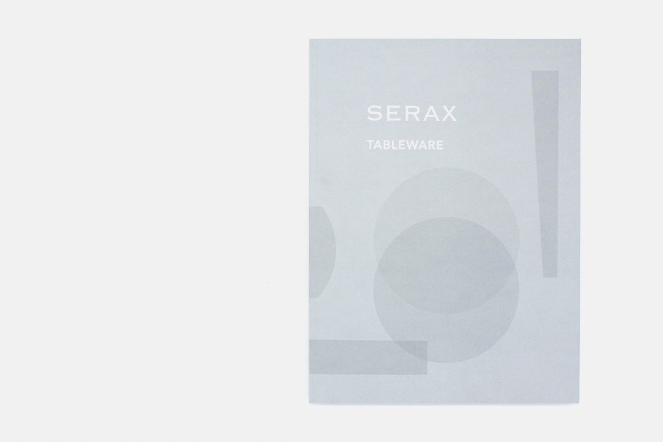 Serax catalog cover tableware SS18